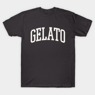 Gelato College Type Italian Food Gelato Lover T-Shirt